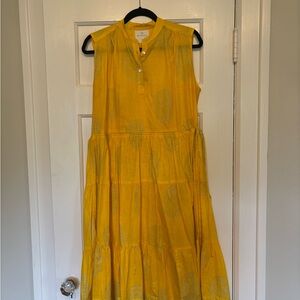 Yellow Sleeveless Dress
